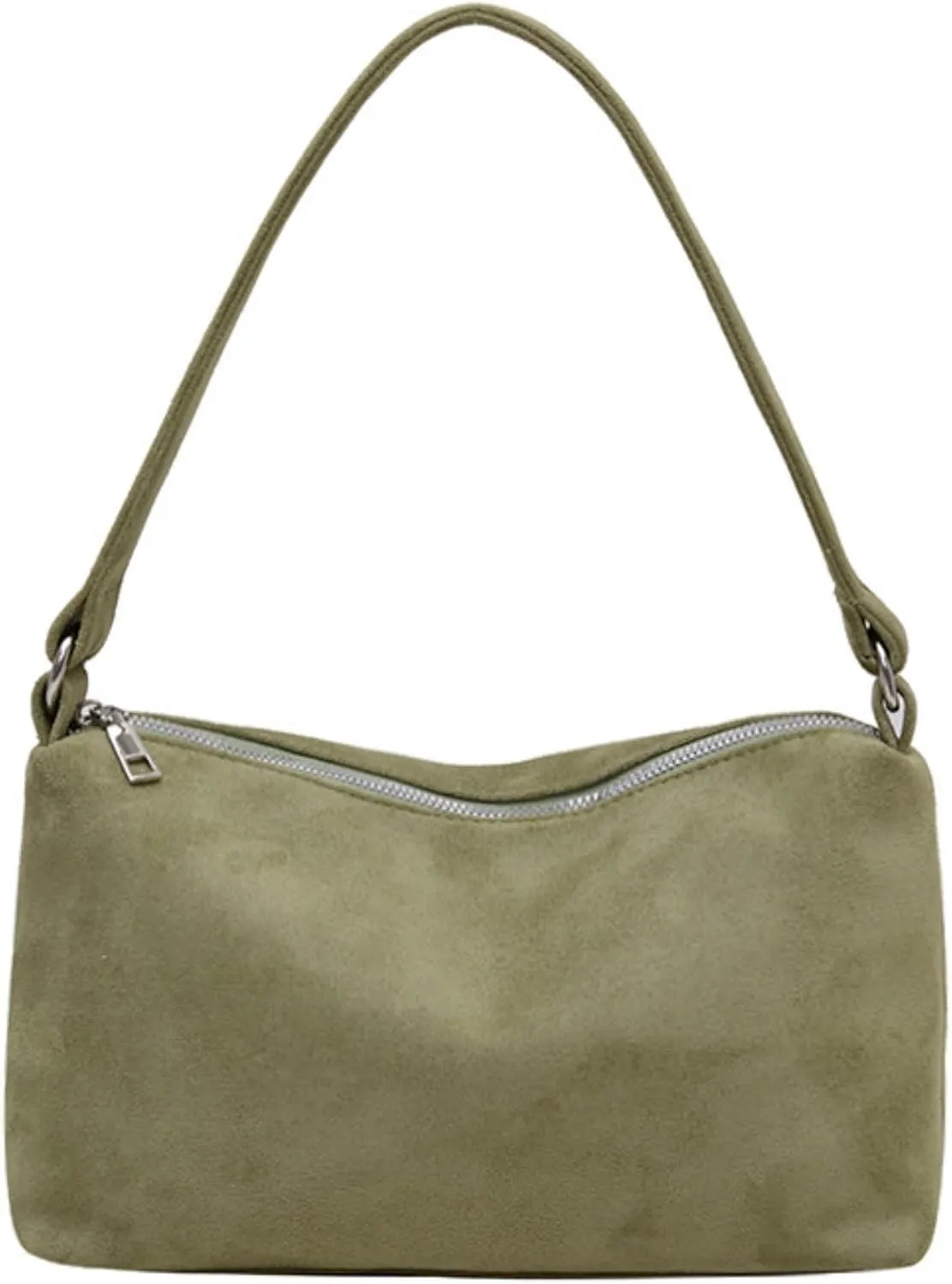 Women 2025 Fall Winter Retro Suede Shoulder Bag Small Hand Purse Soft PU Suede Clutch Bag
