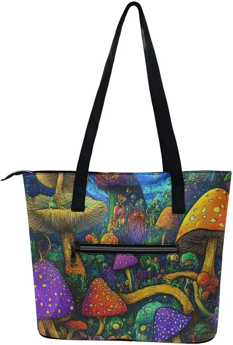 Women Tote Bag PU Leather Travel Shoulder Bags Casual Handbags