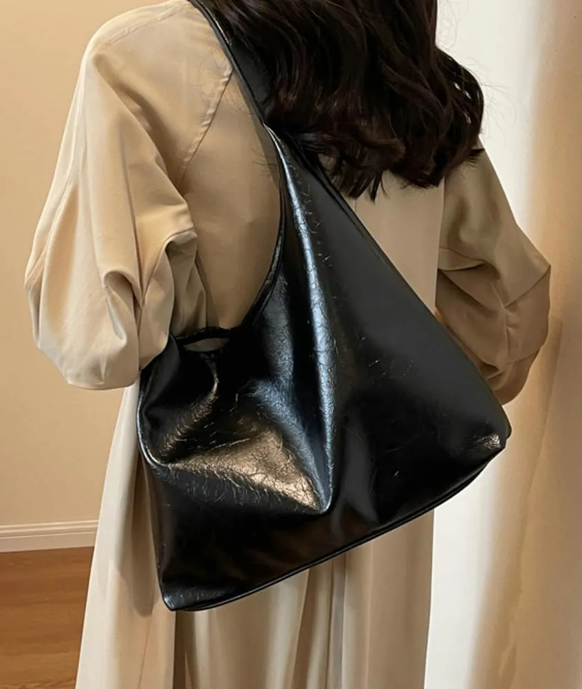 Women Tote Bags Soft Satchel Handbags PU Leather Tote Shoulder Bag Ladies Work Dating 2024
