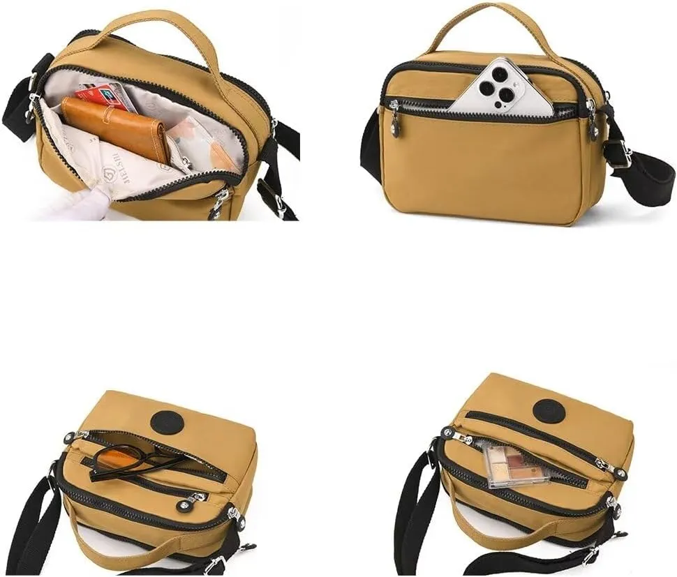 Women's Crossbody bag Nylon Waist bag Shoulder bag Waterproof Shopping Handbag Travel Day Package Shoulder bag