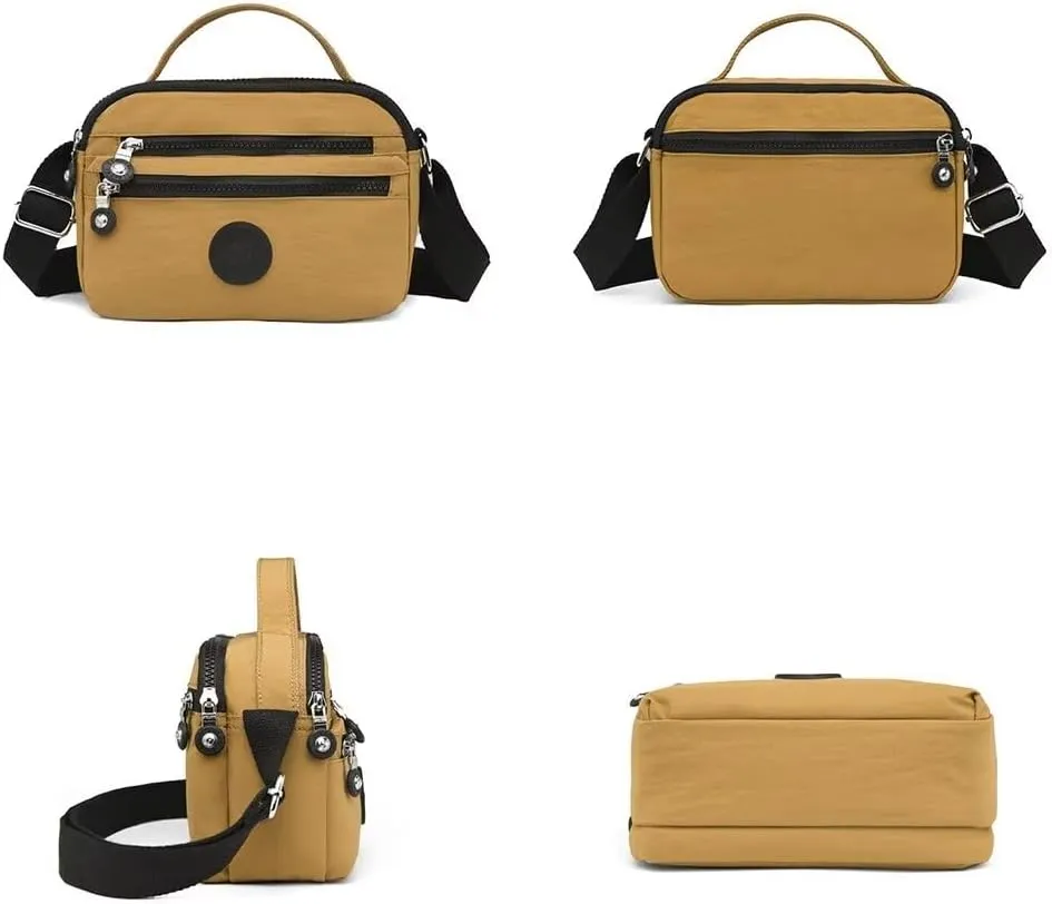 Women's Crossbody bag Nylon Waist bag Shoulder bag Waterproof Shopping Handbag Travel Day Package Shoulder bag