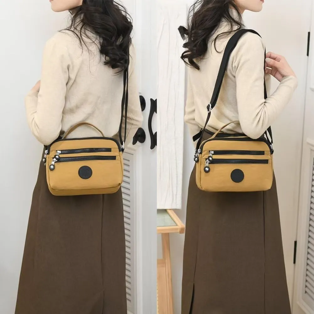 Women's Crossbody bag Nylon Waist bag Shoulder bag Waterproof Shopping Handbag Travel Day Package Shoulder bag