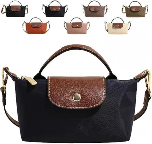 Women's Fashion mini bag, crossbody bag, solid color square wallet that can be carried playfully, elegant handbag wallet