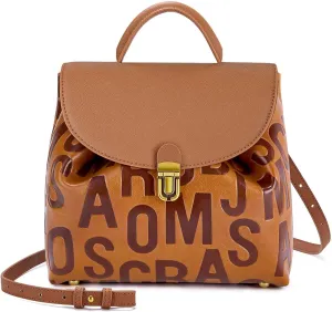 Women's Handbag Satchel Crossbody Shoulder Bag - PU Leather Ladies Top Handle Tote Handbag Purse with Adjustable Strap for Work Travel and Casual Outings
