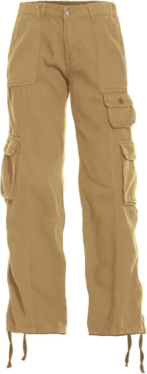 Women's Hiking Cargo Pants Joggers Cotton Casual Military Army Combat Work Pants with 7 Pocket