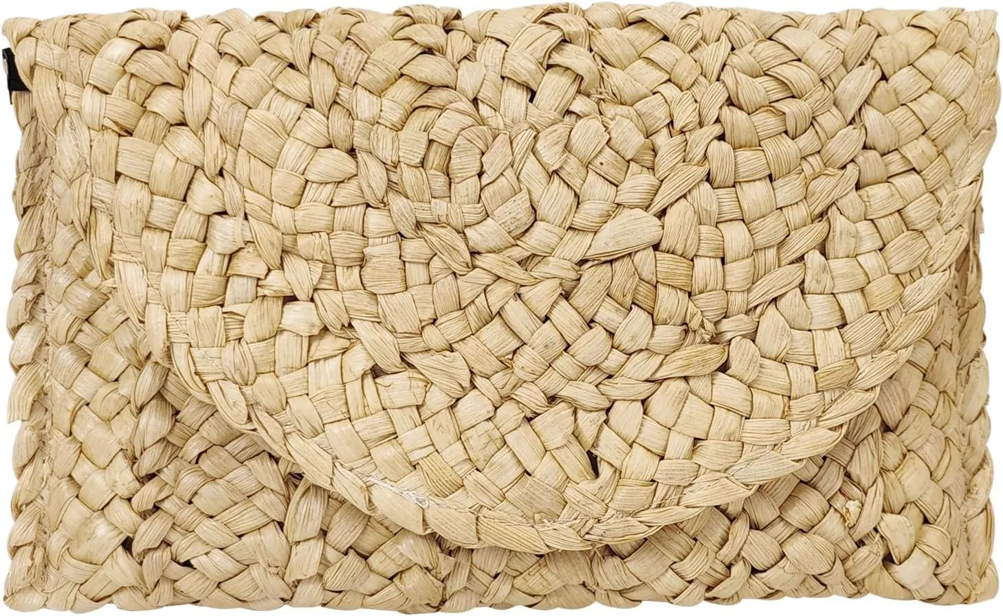 Women's Natural Straw Woven Envelope Clutch with Magnetic Closure Purse Handbag Summer 2025 Beach Vacation Boho Chic Style for Women Gift Idea