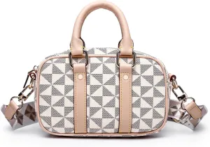 Women's PU Leather Crossbody Bag, Wallet Shoulder Handbag, Can Be Carried by Hand