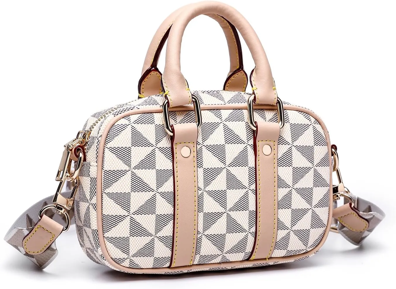 Women's PU Leather Crossbody Bag, Wallet Shoulder Handbag, Can Be Carried by Hand