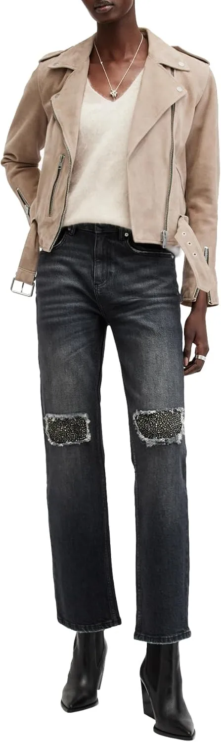 Women's Suede Balfern Biker