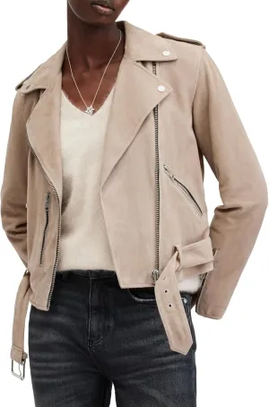 Women's Suede Balfern Biker