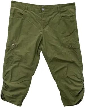 Woolrich Women's Hiking Capri Cargo Pants (6, Cypress Green)