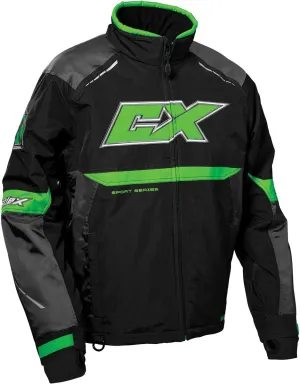 X Men's Blade G5 Jacket (Charcoal/Green/Black - Large)