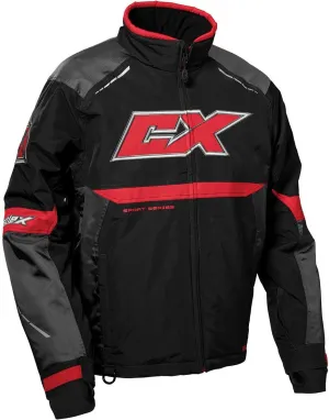 X Men's Blade G5 Jacket (Charcoal/Red/Black - Large)