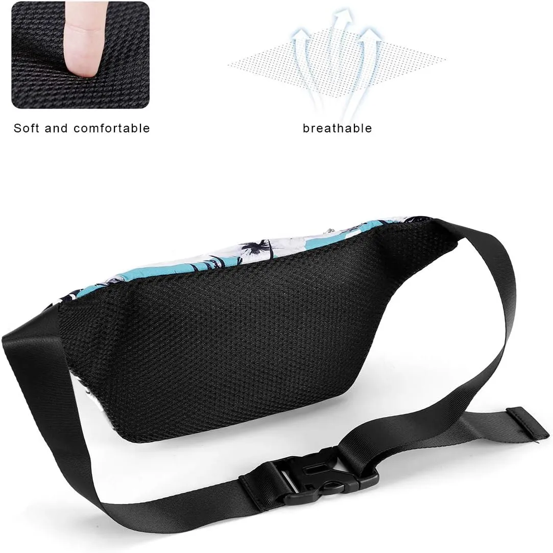 XEYOU Unisex Running Waist Pack with Adjustable Buckles, Lightweight Waist Bag for Sports, Hiking, Dog Walking Fanny Pack Belt Can Hold Passport, Money, Cellphone