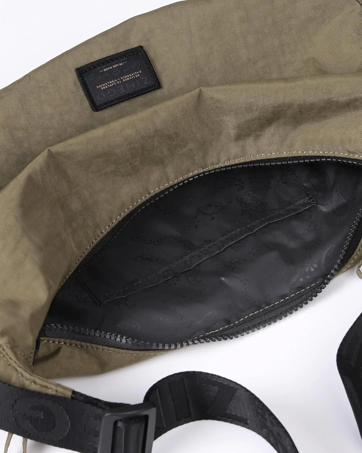 ZIMEGO Classic Crescent Crossbody Bag - Everyday Essential Travel Hobo Bag