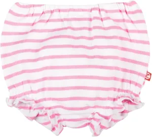 Zutano Baby Girls' Hot Pink Breton Stripe Bloomer